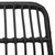  Garden Chair Set of 2 Black Steel, polyethylene A949-319429