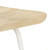  Bar Stool Set of 4 Bleached wood and white A949-320650