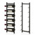 Rust proof Wall Mounted Wine Rack for 6 or 9 Bottles-M - Color: Black - Size: M D681-JV10902-6