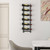 Rust proof Wall Mounted Wine Rack for 6 or 9 Bottles-M - Color: Black - Size: M D681-JV10902-6