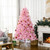 Pink Christmas Trees, with Auto Open, Steel Base, Wide Shape -AS T575-S0671266365