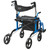  2 in 1 Rollator Walker & Transport Chair for Seniors, Folding Rolling Walker Wheelchair Combo & Fo E415-EHYZXQCKJLQ8MZ3U6V0