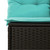 5 Piece Patio Sofa Set with Cushions Black Poly Rattan A949-3327207  5 Piece Patio Sofa Set with Cushions Black Poly Rattan A949-3327207