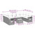 Garden Sofa Set Black, Cream White A949-3220605