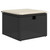  Garden Sofa Set Black and Cream White A949-3325692