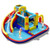 7-in-1 Inflatable Water Slide Bounce Castle with Splash Pool and Climbing Wall without Blower - Col D681-NP10358