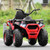12 V Kids Electric 4-Wheeler ATV Quad with MP3 and LED Lights-Red - Color: Red D681-TY327802RE+
