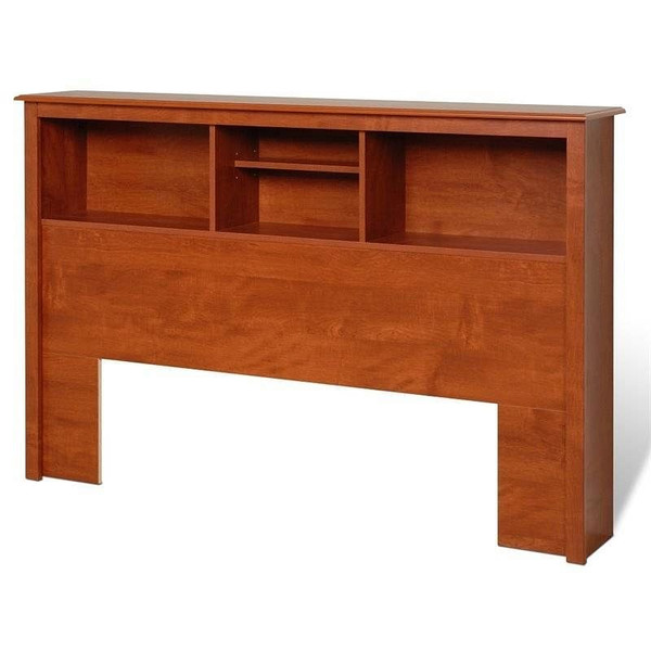 Full / Queen size Bookcase Headboard in Cherry Wood Finish Q280-FQBHCW159396