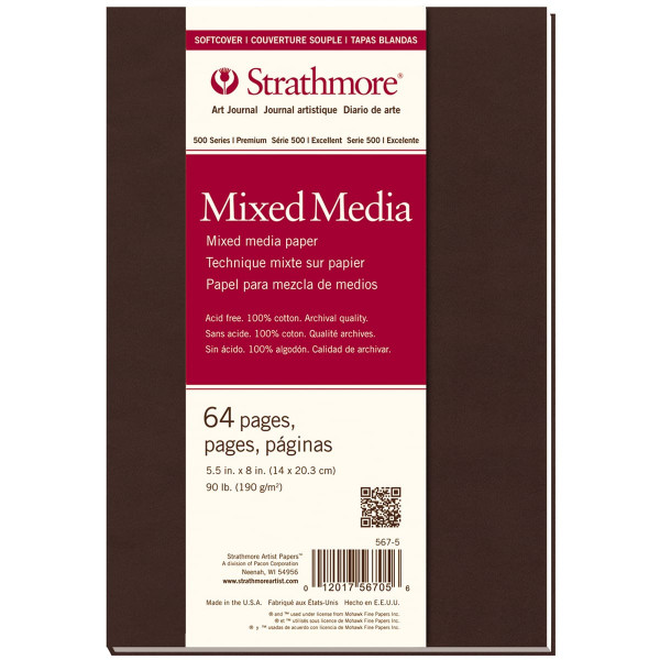 Strathmore Mixed Media Softcover Journal 5.5X8-32 Sheets (Pack of 1) N274-NM01135025_1