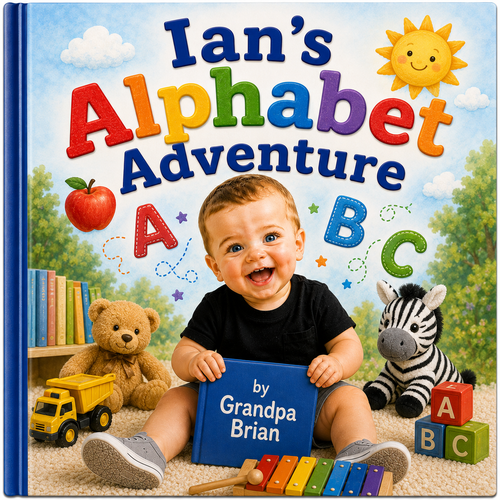 My Alphabet Adventure – A Personalized ABC Book starring your child