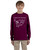 Montrose Spiritwear - Lathrop Street Elementary with Meteor man on a short sleeve Maroon Gildan Ultra Cotton shirt.  These shirts are unisex and run true to size.  Available in Youth XS through Adult 5XL.