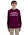 Montrose Spiritwear - Lathrop Street Elementary two meteors with text on a long sleeve Maroon Gildan Ultra Cotton shirt.  These shirts are unisex and run true to size.  Available in Youth XS through Adult 5XL.