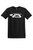 Daggerville logo on front of a short sleeve black shirt.