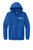 Dance Intentions Royal Blue zip up hooded sweatshirt.