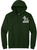 Broome County Humane Society on a forest green hoodie.