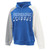 Binghamton Freeze logo printed on a J-America multi-color hoodie.