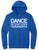 Dance Intentions Dance Grandma on a 50% cotton - 50% polyester royal blue hoodie. Dance Intentions Dance Grandma on a 50% cotton - 50% polyester royal blue hoodie.