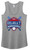 Belgray Bombers design printed on a frost grey racerback tank top.