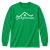 The Homeschool design on a Gildan Heavy Cotton Irish Green long sleeve t-shirt.