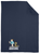 Broome County Humane Society logo on an oversized Navy Blue blanket (approximately 5.5 feet x 7 feet).