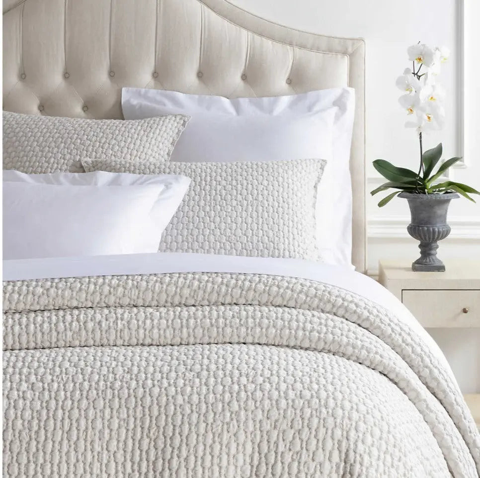 Pine Cone Hill Lodi Sand Matelasse Coverlet Pine Cone Hill