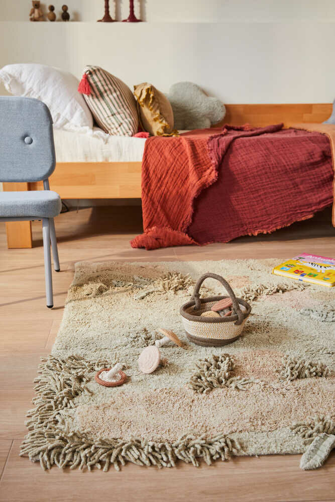 Washable Play Rug Mushroom Forest Lorena Canals