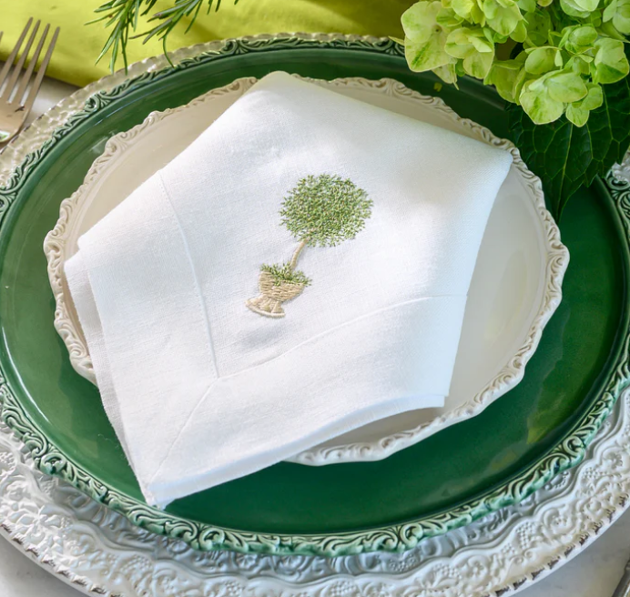 Arte Italica Herb Topiary Napkin