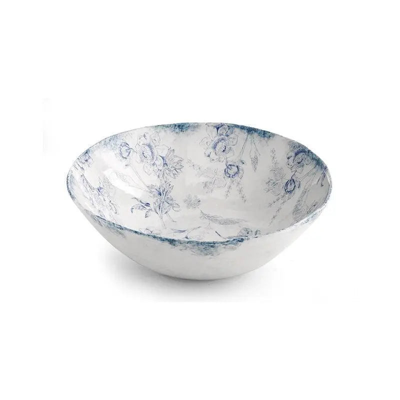 Giulietta Blue Serving Bowl - Lavender Fields