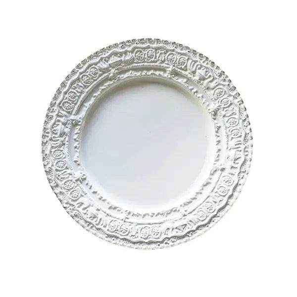 Arte Italica Renaissance Salad/Dessert Plate in White Set of 4 Arte Italica