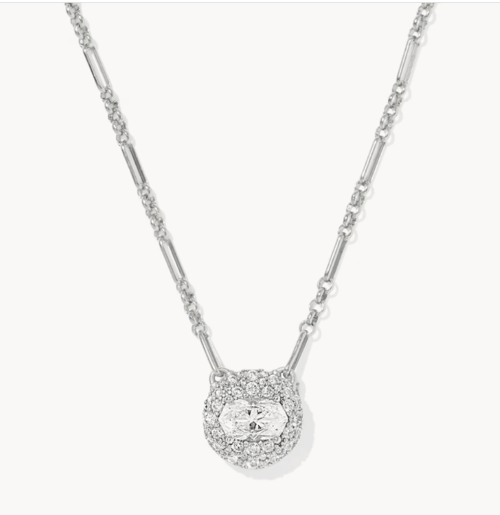 Kendra Scott Bella Silver Short Pendant Necklace