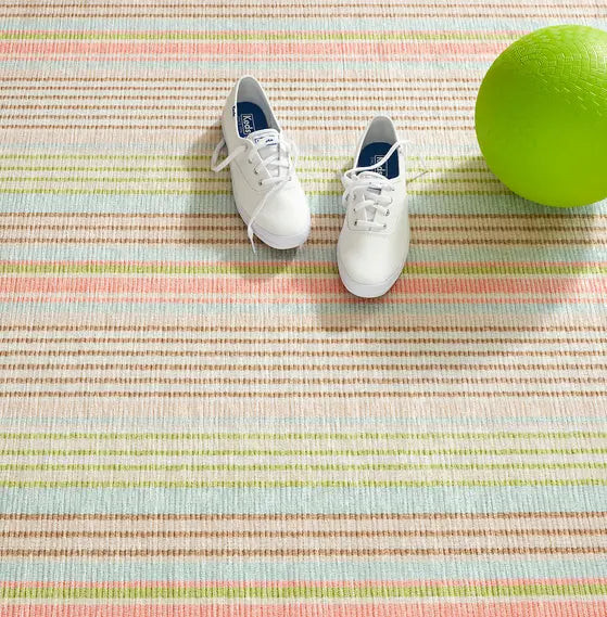 Dash & Albert Ana Ticking Machine Washable Rug Dash and Albert