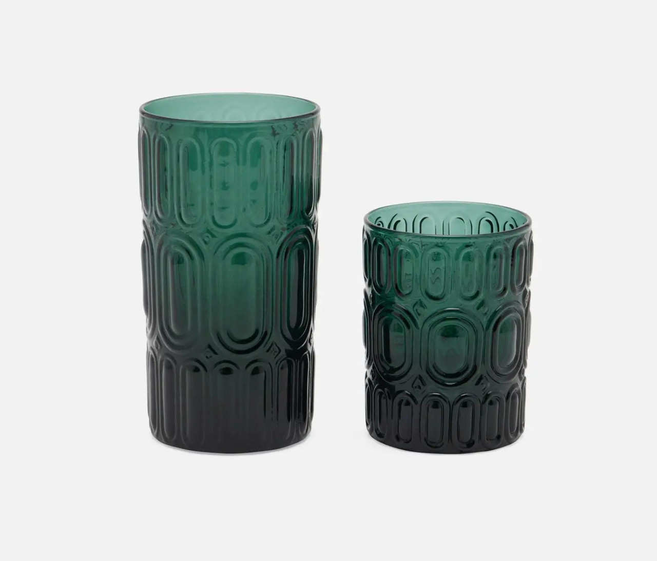 Blue Pheasant Aaron Smokey Green Glassware Blue Pheasant