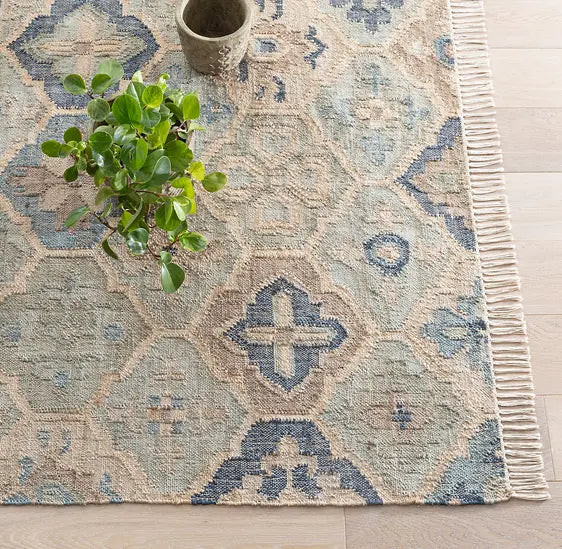 Dash & Albert Pali Blue Woven Jute Rug Dash and Albert
