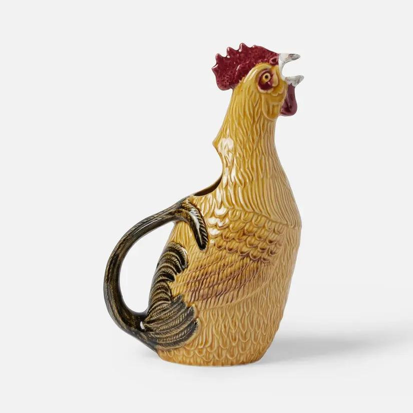 Blue Pheasant Rooster Serving Pitcher - Thumbnail 2