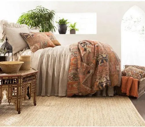 Annie Selke Anatolia Linen Duvet Cover - Thumbnail 5