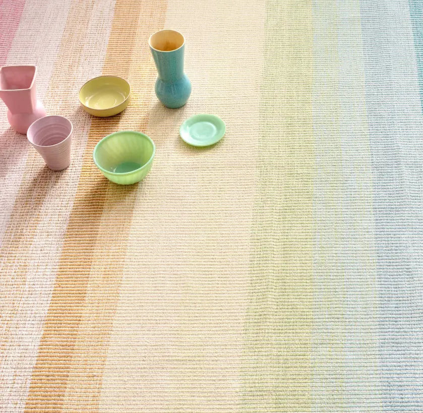 Dash & Albert Watercolor Horizon Woven Cotton Rug Dash and Albert