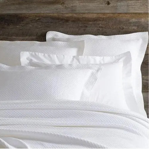 Annie Selke Pine Cone Hill Petite Trellis Matelasse Sham - Thumbnail 4