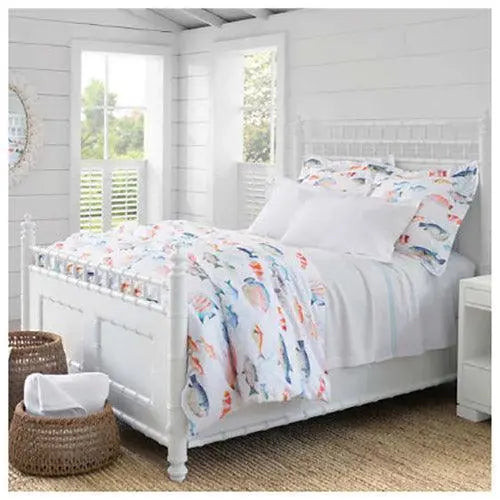 Annie Selke Pine Cone Hill Petite Trellis Matelasse Sham - Thumbnail 5