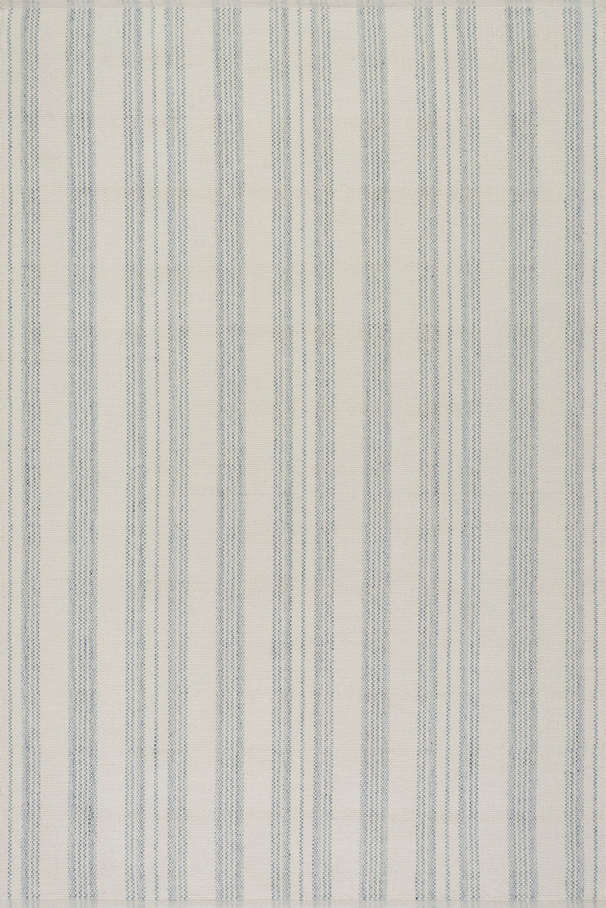 Dash & Albert Nexel Striped Farmhouse Blue Rug