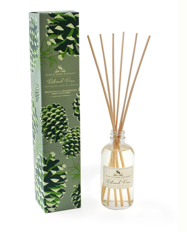 Roland Pine Reed Diffuser 3.65 oz with fresh pine and fir fragrance