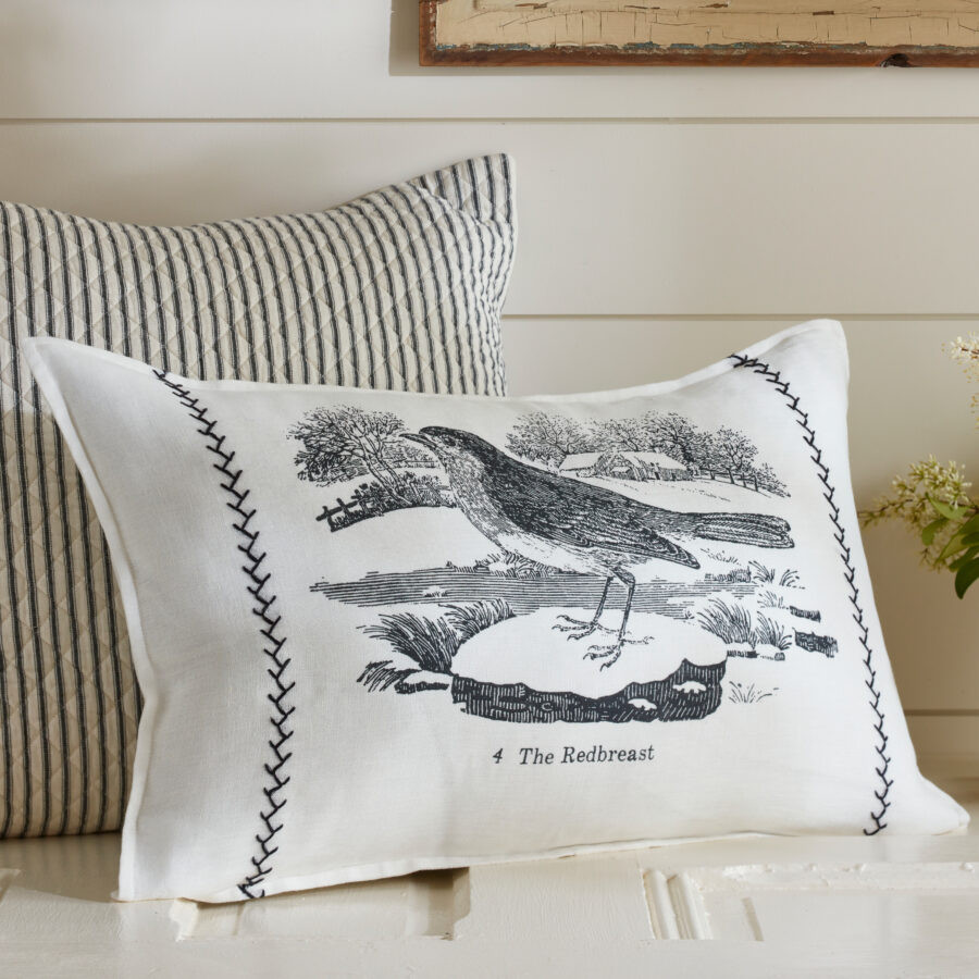 Winter Scene Lumbar Pillow