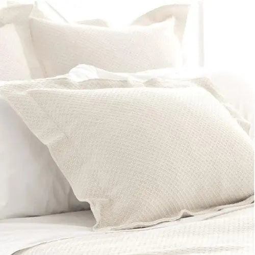 Pine Cone Hill Petite Trellis Ivory Matelasse Sham
