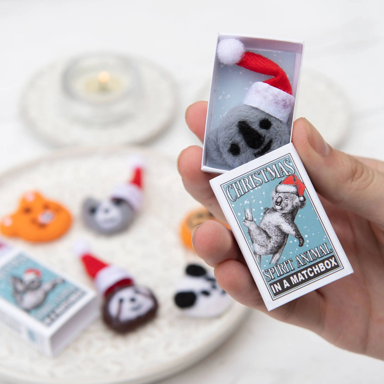 Koala Christmas Spirit Animal  In A Matchbox Marvling Bros Ltd