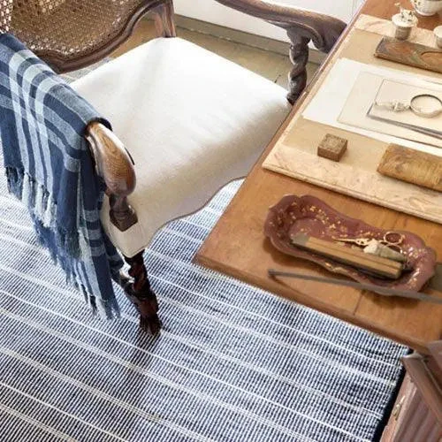 Dash & Albert Samson Navy Indoor/Outdoor Rug