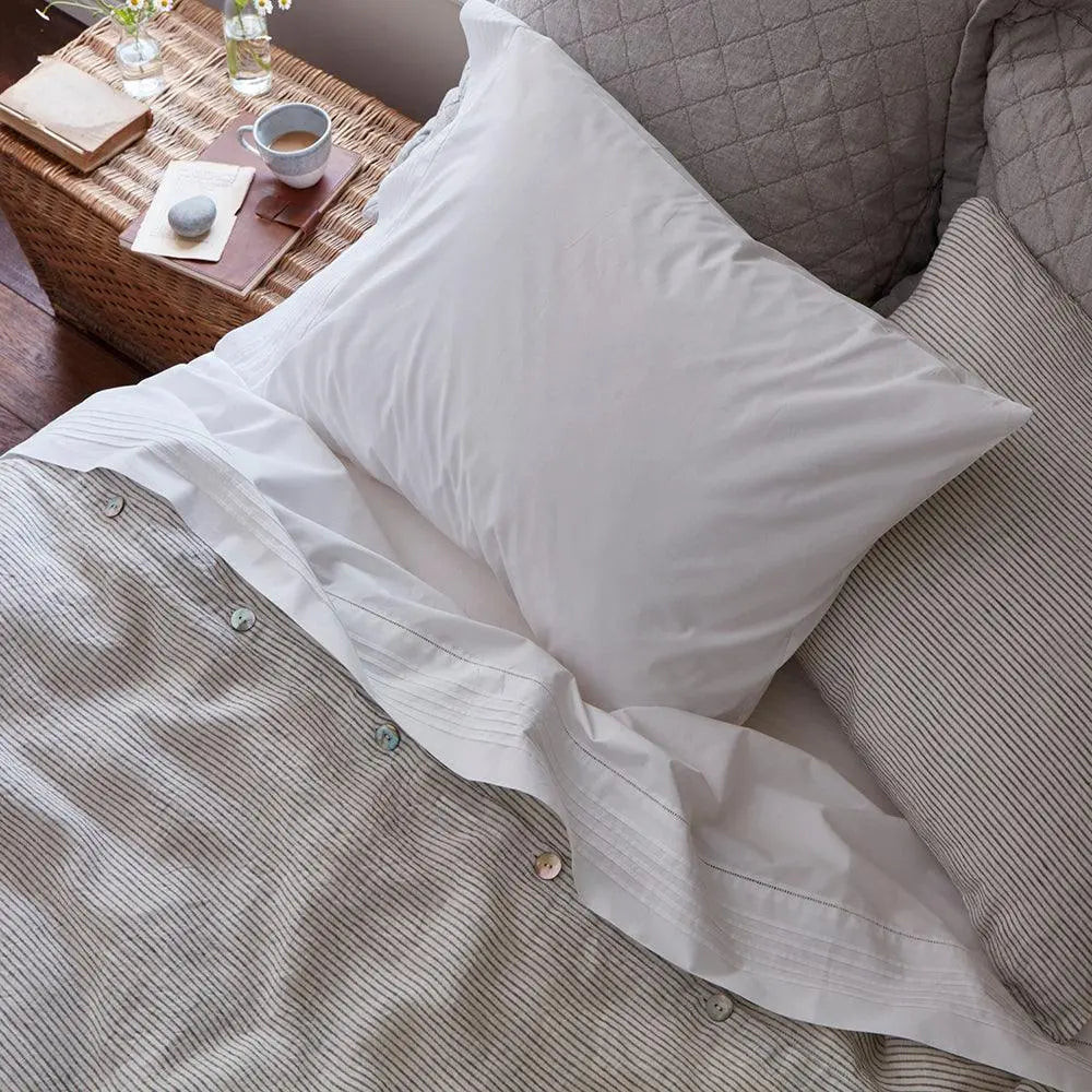 Taylor Linens Pebble Pinstripe Duvet