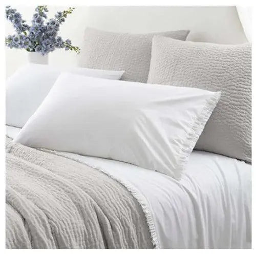 Pine Cone Hill Classic Ruffle White Sheet Set