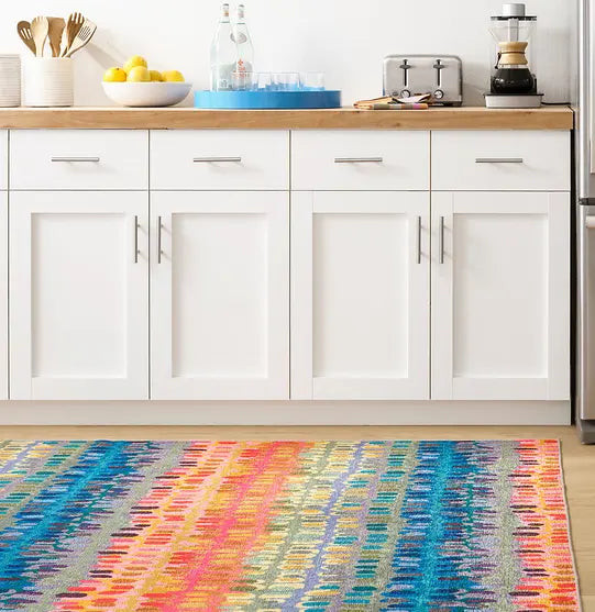 Dash & Albert Paint Chip Multi Washable Rug Dash and Albert