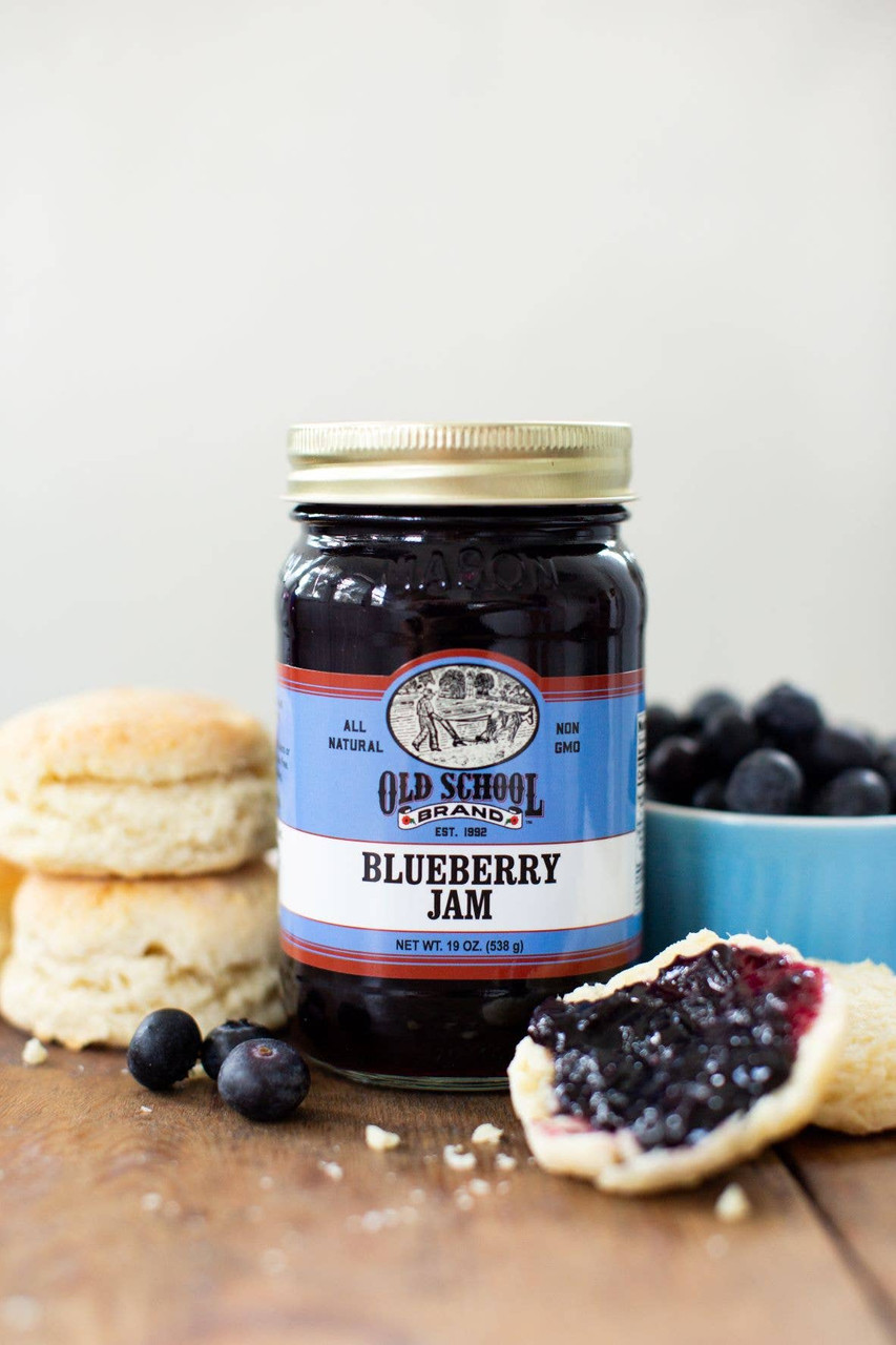 Old School Brand Blueberry Jam 18 oz jar