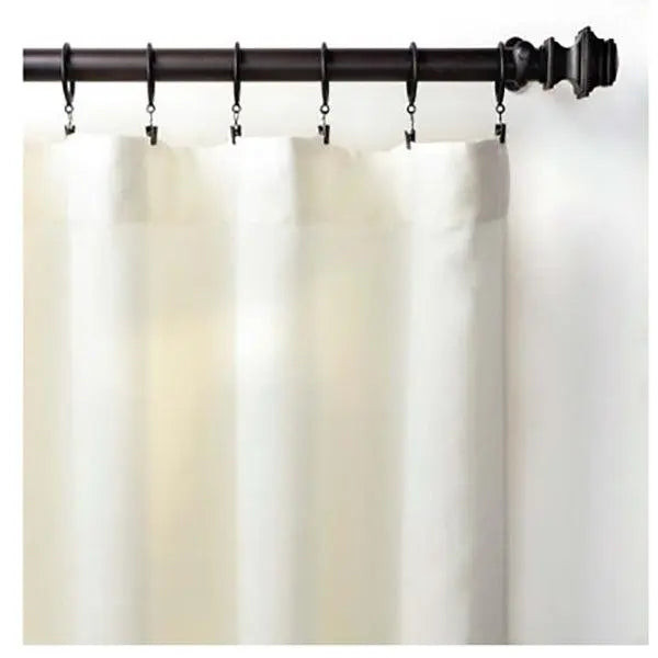 Pine Cone Hill Lush Linen Ivory Curtain Panel - Lavender Fields