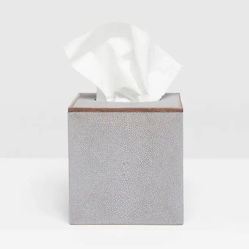 Pigeon & Poodle Manchester Sand Realistic Faux Shagreen Tissue Box - Lavender Fields